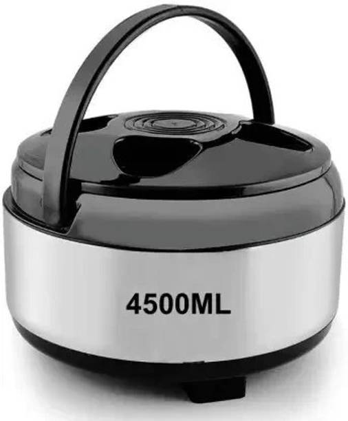 GORSON Steel Thermoware Casserole for Roti/Chapati DoubleWall Insulated hot Meal Thermoware Casserole