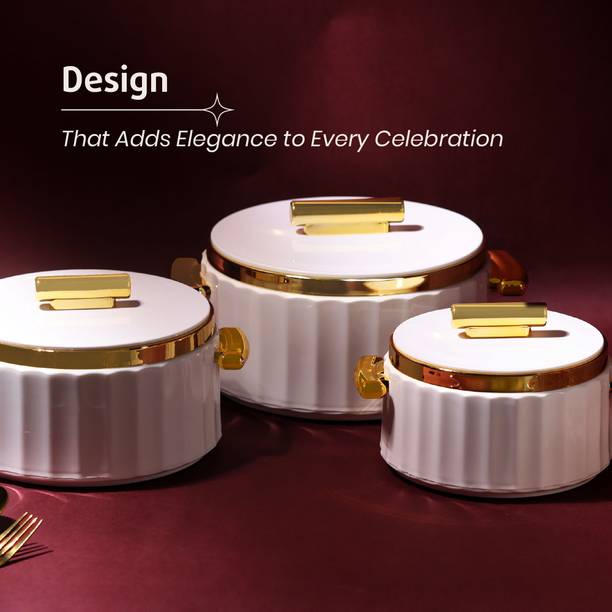 Selvel SELVEL Camry Casserole Set Pack of 3 Thermoware Casserole Set