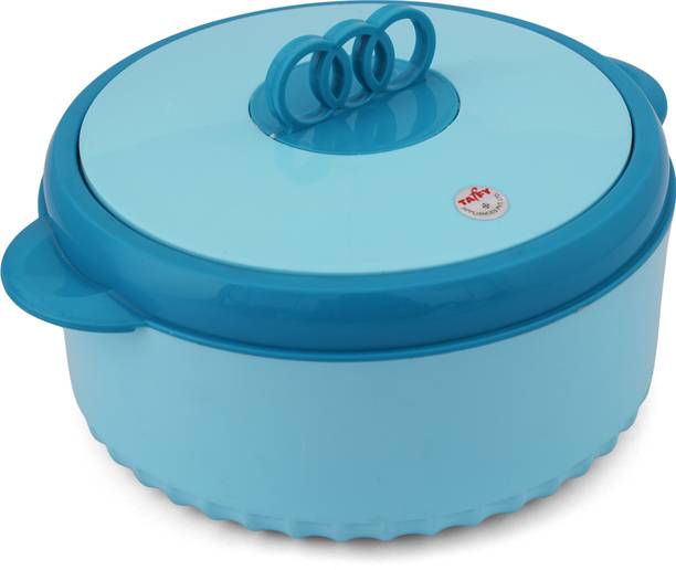 गलूफ Stainless Steel Serving Casserole 2000 ml | Double Wall Insulated Hot Pot सर्व कैसरोल