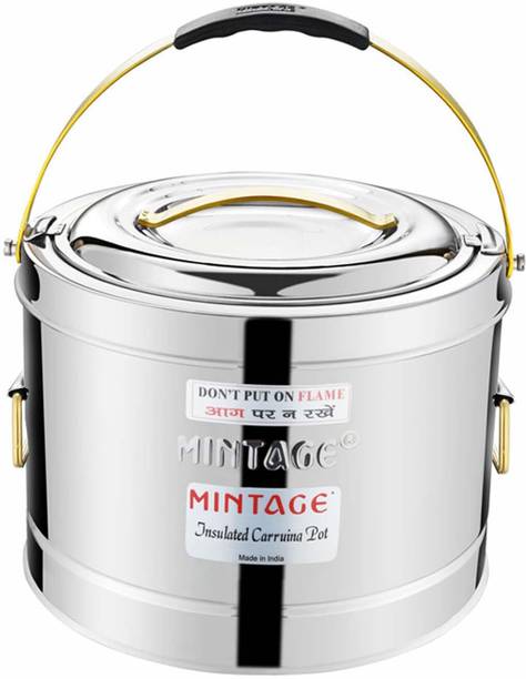 मिंटेज Stainless Steel Hot Pot 10 Liters | Serving Pot for Better Serve थर्मोवेयर कैसरोल
