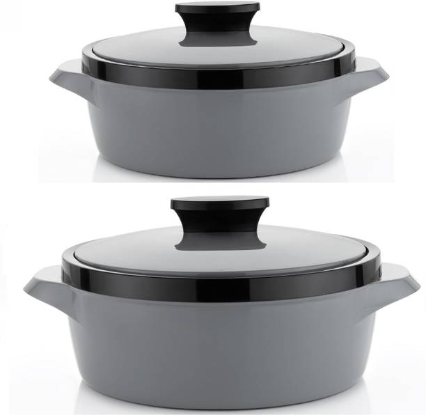 NARIYA NEW CASSEROLE SET COMES WITH 2 DIFFERENT CAPACITY FOR EVERYDAY USE AT HOME Pack of 2 Thermoware Casserole Set