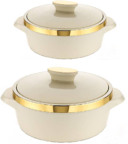 NARIYA NEW CASSEROLE SET COMES WITH 2 DIFFERENT CAPACITY FOR EVERYDAY USE AT HOME Pack of 2 Thermoware Casserole Set