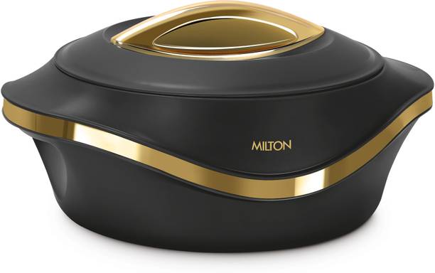 मिल्टन Pearl 1500 Inner Stainless Steel Casserole, 1.27 Litres, Black सर्व कैसरोल