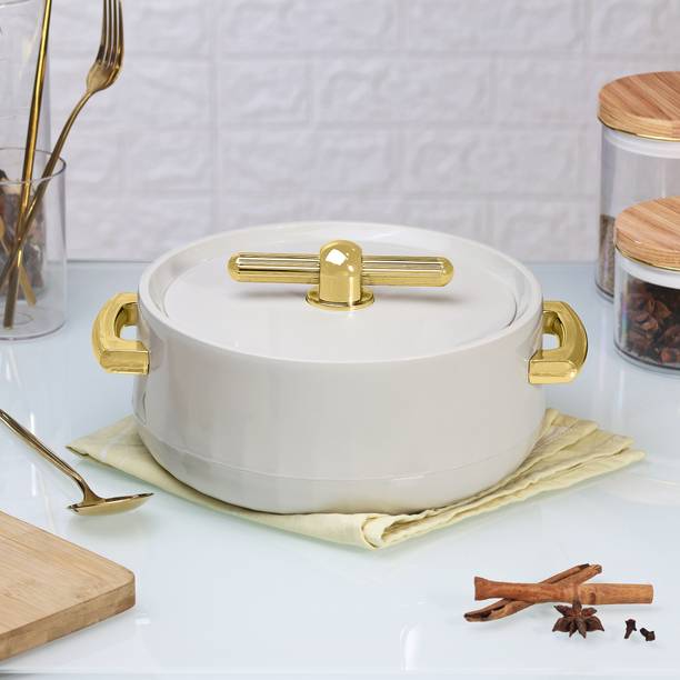 सेल्वेल Elegance-Casserole-Light-Grey-Set-of-1 थर्मोवेयर कैसरोल