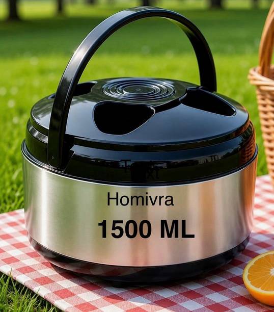 Homivra 1500 ml Insulated Casserole for Kitchen Use Serve Casserole