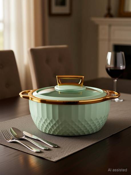 Trueware Classic Inner Steel With See Through Toughened Glass Lid Food Grade Thermoware Casserole