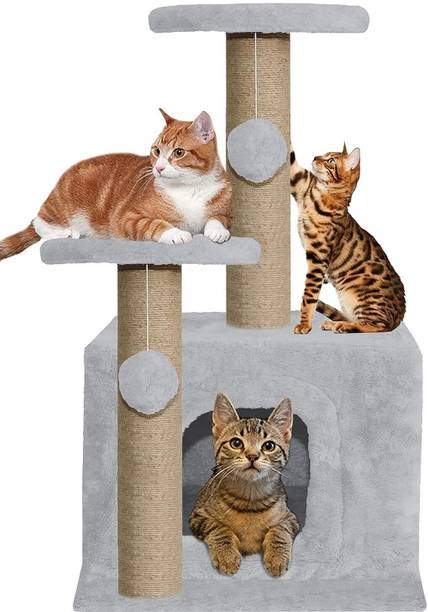 WUDYHUB Premium Cat Tree Tower with Condo Free Standing Cat Tree