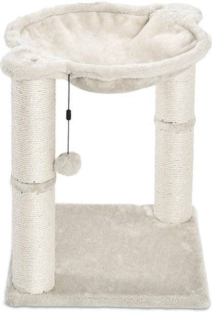 WUDYHUB Premium Cat Tree with basket For Indoor Cats & Kittens Free Standing Cat Tree