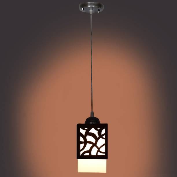 YIXT Wooden Hanging Thali Lamp Elegance for Home Decor and Festive Celebrations Chandelier Ceiling Lamp