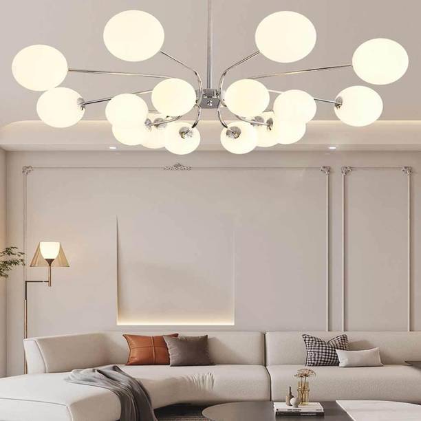 Baslash Modern 16-Light Ceiling Pendant Light Antique Chrom jhumar(Bulb Not Included) Chandelier Ceiling Lamp