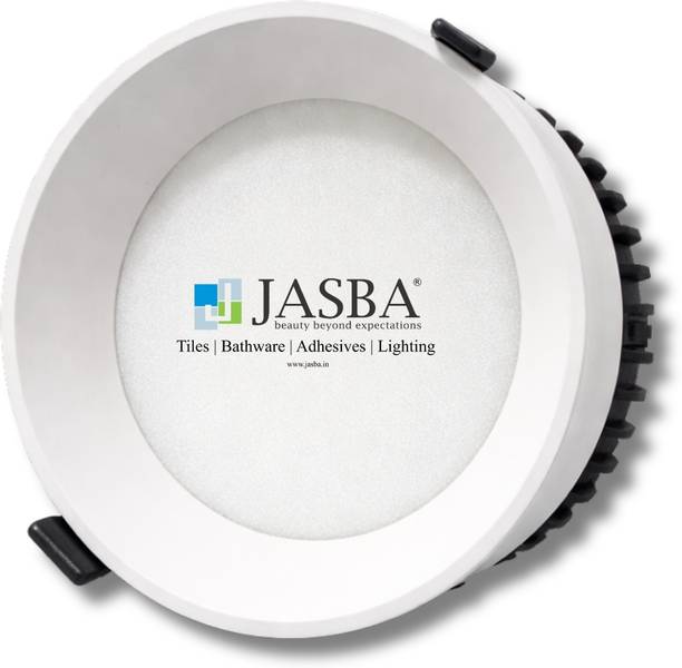 jasba 12W LED Deep COB Downlight | Recessed Ceiling Light | Natural White 4K Downlighter Ceiling Lamp
