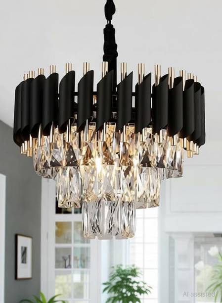 Aphrodite 400mmBlackGold Chandelier Ceiling Lamp