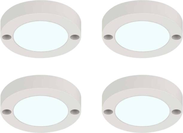 Panasonic Panasonic Polycarbonate 3W LED Mini Modular Surface Warm White 6500K Pack 4 Downlighter Ceiling Lamp