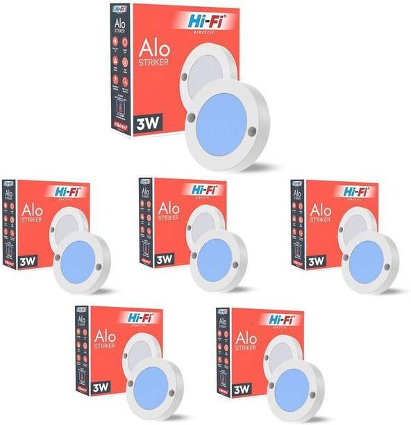 ELLEYS Elleys' ALO 3W LED STRIKER LIGHT | Blue Color Temperature - 6 Pcs Downlight Cob Light Ceiling Lamp