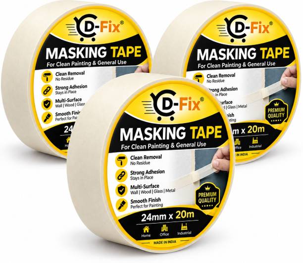 Dfix 1 inch / 24mm easy tear, residue free masking tape Masking tape Dispenser Masking tape (Manual)