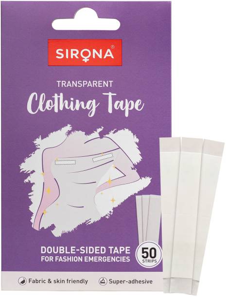 SIRONA Double Sided Strips Super Adhesive Transparent Clothing Tape (Manual)