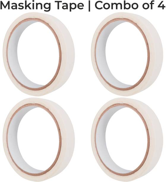 KYIA Tape Masking Tape Pack of 4 Strong Adhesive Residue Free Masking Tape (Manual)