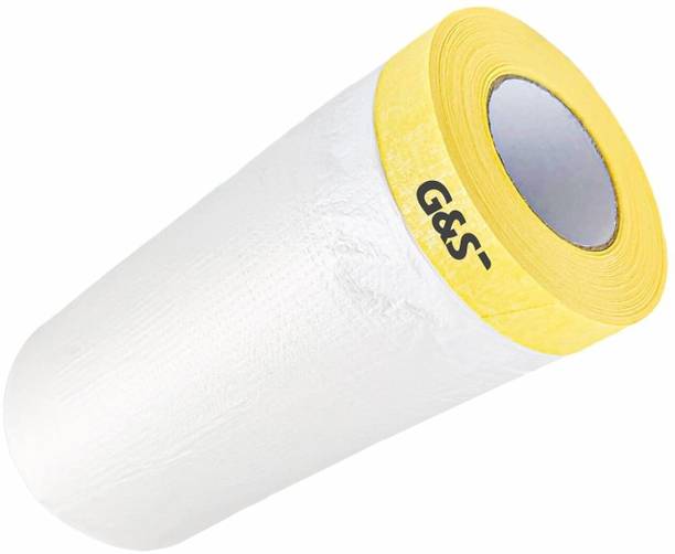 G&S G&S Multipurpose Pretaped Masking/Protection Film 2400mm x 20 meter Handheld Masking Film Tape (Manual)