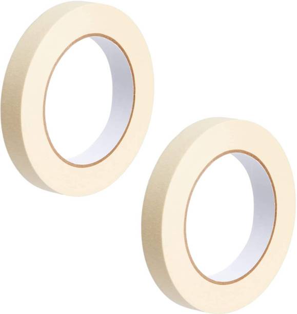 Shivatri's Self adhesive Masking Tape Roll Half Inch (12 mm) 20 Meter Lenth Handheld (Manual)