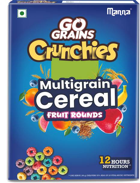 Manna Fruit Loops | Go Grains Crunchies | 9 Whole Grains Refill