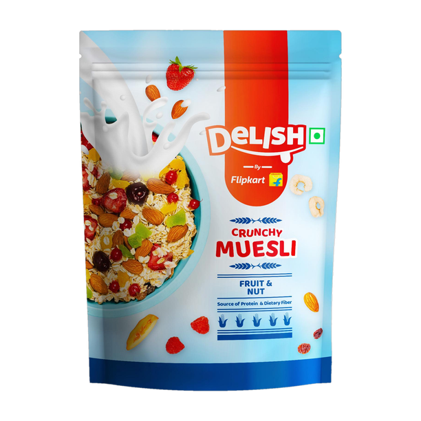 Delish Fruit and Nut Muesli Pouch (400 g)