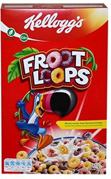 Decadent Foods Froot Loops Multi Grain Fruit Flavor Cereal Loops Of Corn Wheat & Oats Box