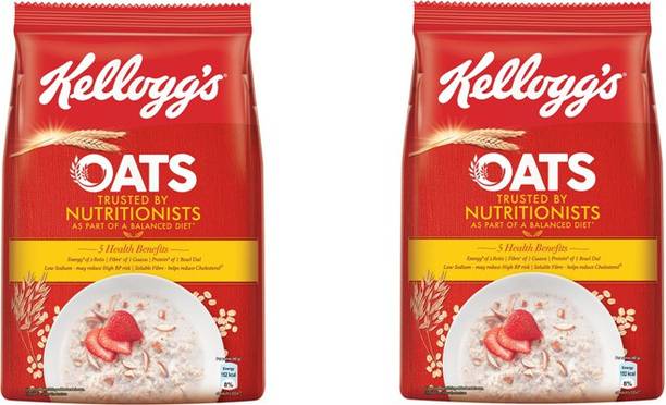 Kellogg's OATS ROLLED 800 GRAMS (400g *2) Vacuum Pack