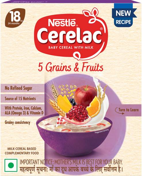 Cerelac Baby Cereal 5 Grains & Fruits for 18 -24 months baby Cereal