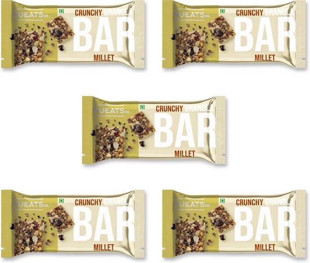 NUEATS CO. Granola Millet Bar PK5 Protein Bars