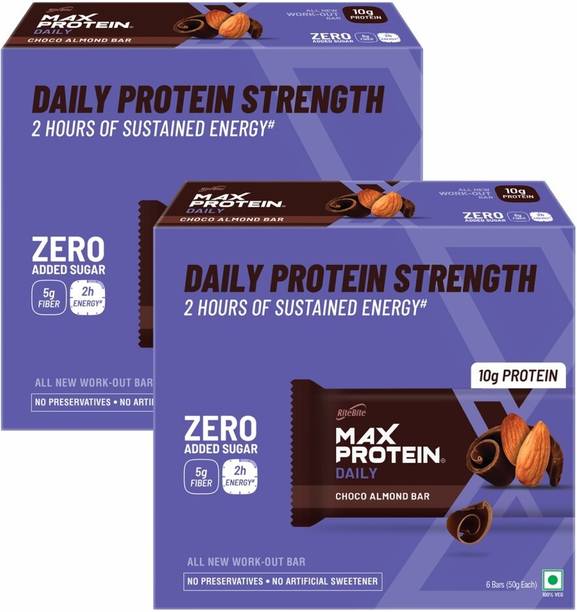 RiteBite Max Protein by RiteBite Max Protein Daily Choco Almond Bars Box