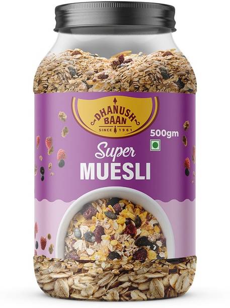 J.S. Dhanush Baan by Dhanush baan 100% Natural Premium Muesli Jar