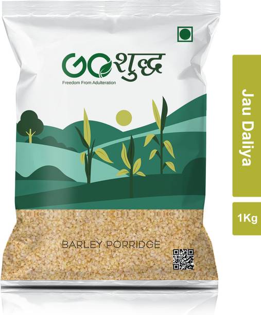 Goshudh Premium Quality Jau Daliya (Barley Porridge)-1Kg Pouch