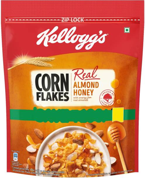 Kellogg's Corn Flakes Real Almond & Honey Pouch