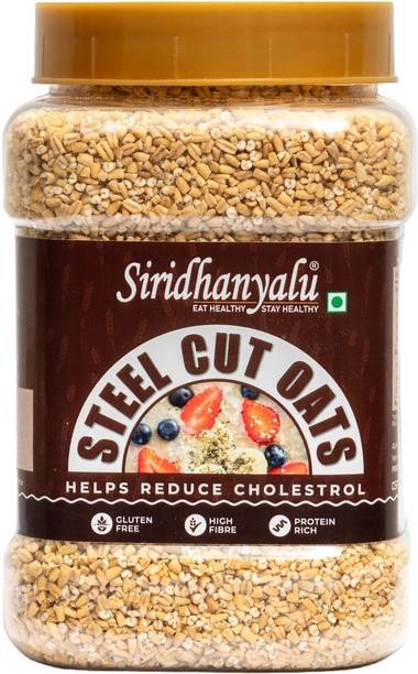 siridhanyalu by Siridhanyalu Steel Cut Oats | High Fibre, Gluten Free,No Preservatives,Rich in Protein Jar