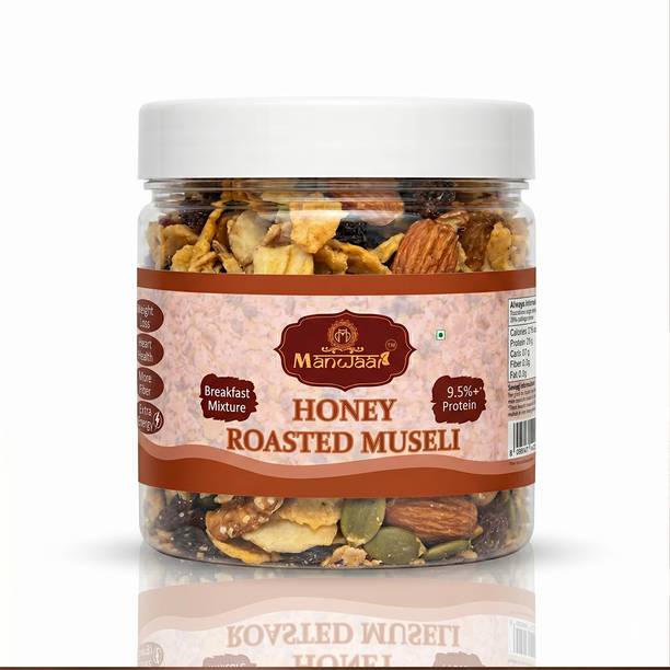 manwaar Honey Roasted Muesli Plastic Bottle