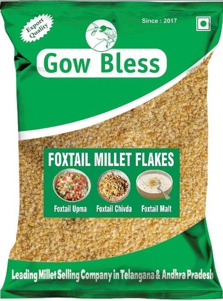 Gow Bless by Gow Bless Foxtail Millet Flakes Crunchy Healthy Breakfast Cereal Ideal Weight Management Pouch