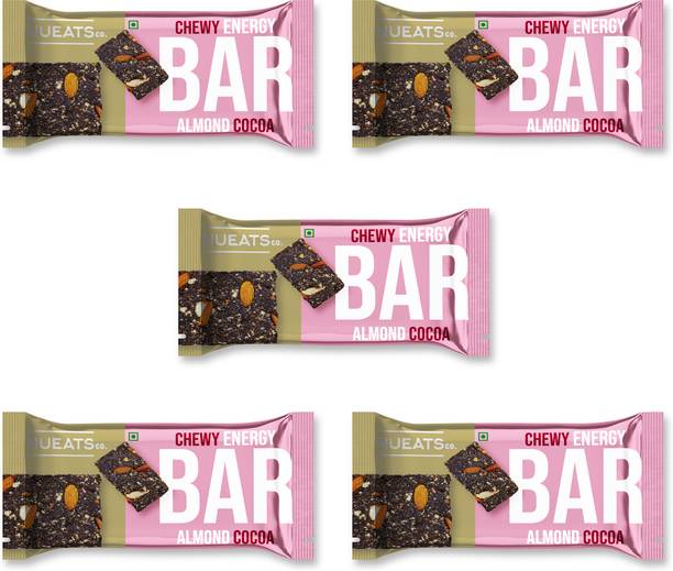 NUEATS CO. Chewy Energy Almond Cocoa Bar PK5 Protein Bars