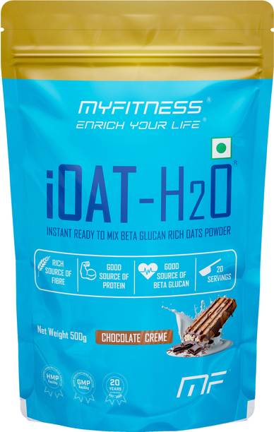 MYFITNESS by Myfitness Enrich Your Life iOat H2O | Chocolate Creme | 20 Servings | Ready To Mix Oats Powder | Oats Pouch