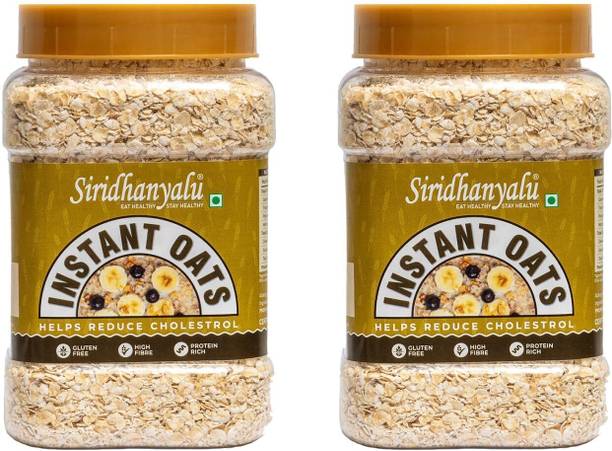 siridhanyalu by Oats High Protein Instant Oats | High Fibre, Gluten Free,No Preservatives,Rich in Protein Jar