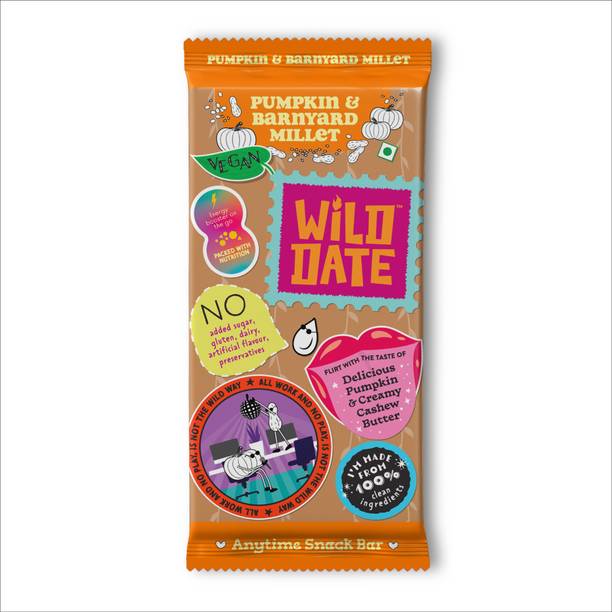 wild date Vegan Snack Bar - Pumpkin & Barnyard Millet Pouch