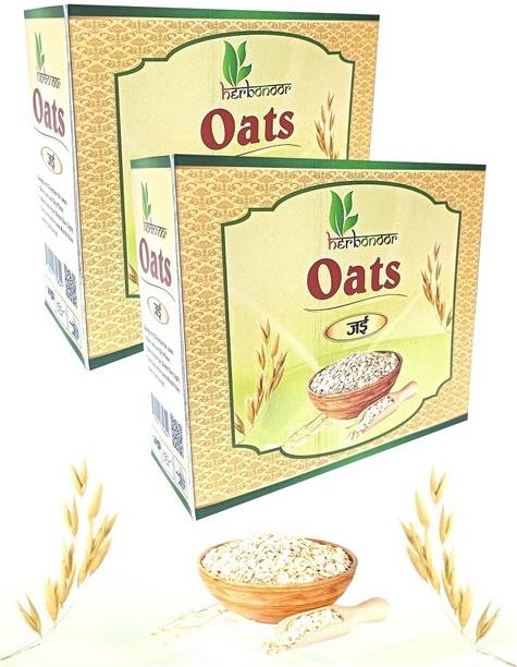 HERBONOOR Oats/Jae/Masala Oats, ஓட்ஸ் Tasty Evening, Healthy Snack, 200 Gm (Pack of 2) Box