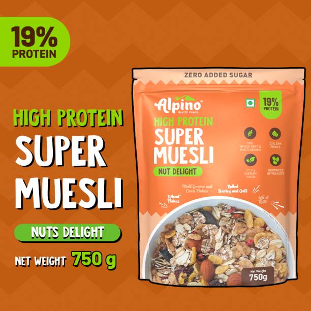 ALPINO by Alpino Health Foods Private Limited Super Muesli Nut Delight 750 G Pouch