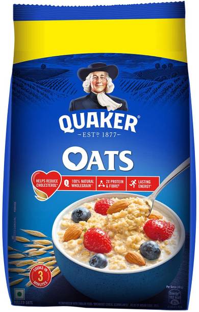 Quaker Rolled Oats Natural Wholegrain Oats - 1 kg Pouch