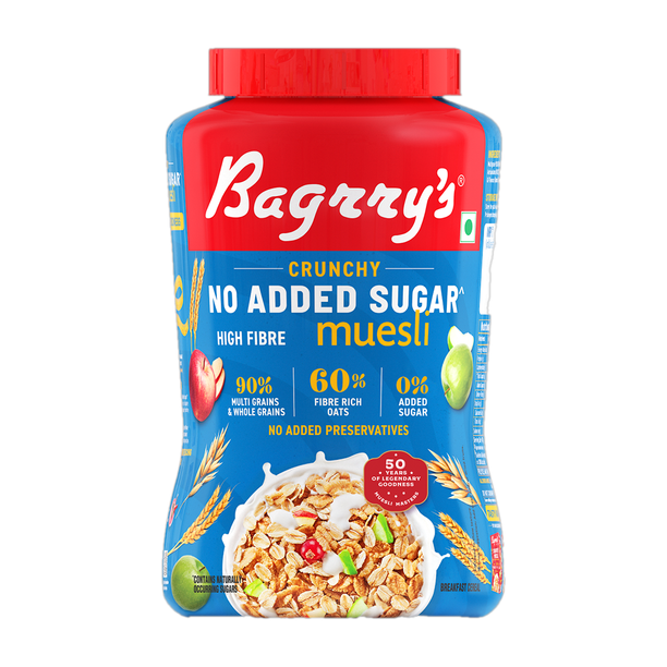 Bagrry's by Bagrry's No Added Sugar Crunchy Muesli Jar
