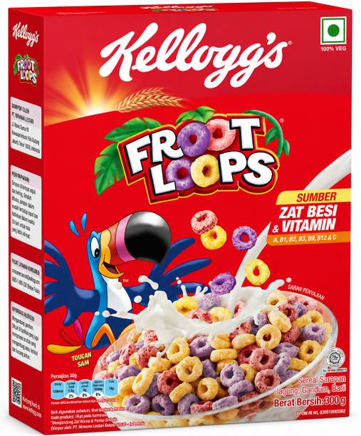 Kellogg's Froot Loops Cereal Vitamin A,Vitamin C Box