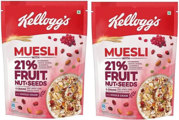 Kellogg's by Kell1 Muesli 21% Fruit, Nut & Seeds Pouch