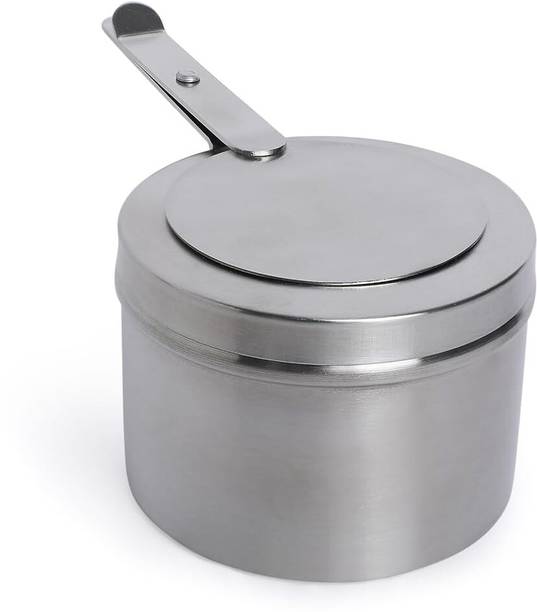KMW Heavy Guage Stainless Steel (Satin) Medium Fuel Holder 500 ml Round Chafing Dish
