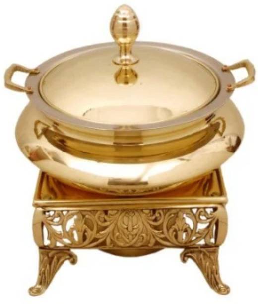Deepak Kumar Handicraft Round Chafing Dish