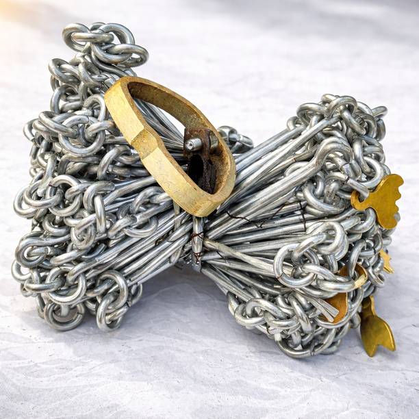 Decorman 20 Meter Survey Chain – Heavy Duty Land Measuring Chain with Brass Handle 20 Meter Survey Chain – Heavy Duty Land Measuring Chain with Brass Handle Corded Chainsaw