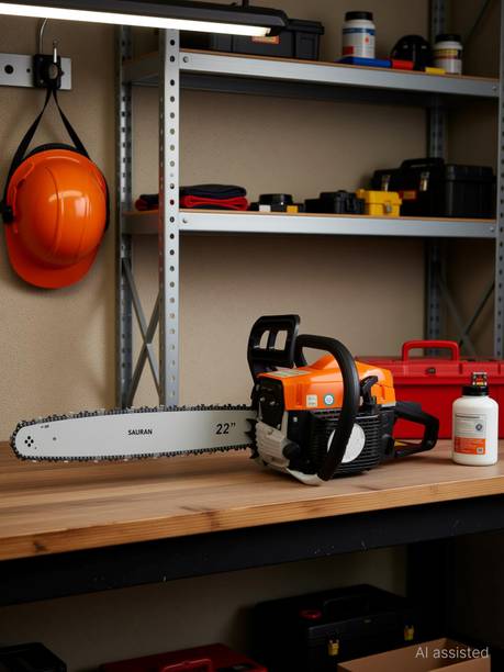 Sauran 22 inch Chainsaw With Guide Bar and Chain (CNS45) 58CC Chainsaw (CNS45) Fuel Chainsaw